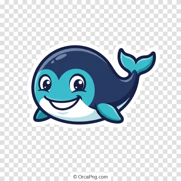 Happy Whale Mascot