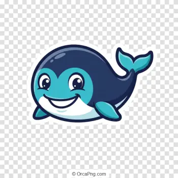 Happy Whale Mascot