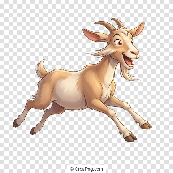Animated Leaping Goat