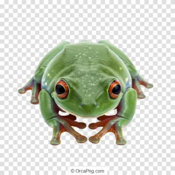 Vibrant Red-Eyed Tree Frog