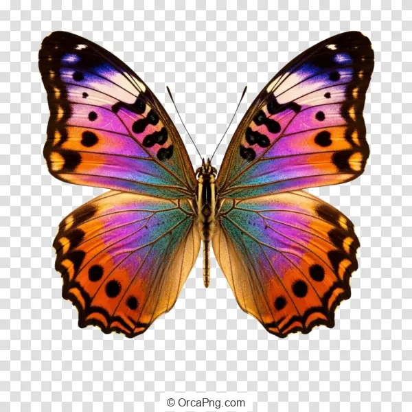 Vibrant Kaleidoscope Butterfly