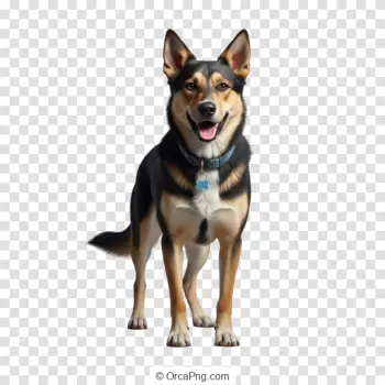 Alert Black and Tan Companion