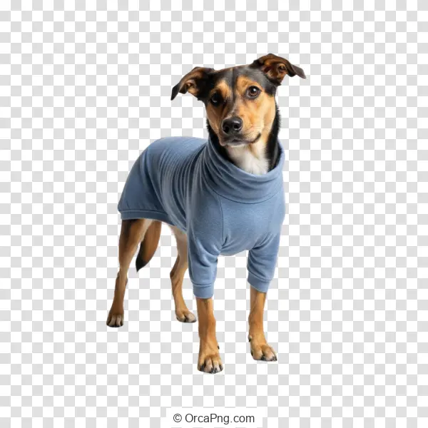 Stylish Canine Companion in Blue