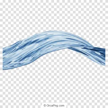 Dynamic Blue Water Stream