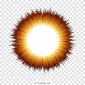 Explosive Radial Light Burst