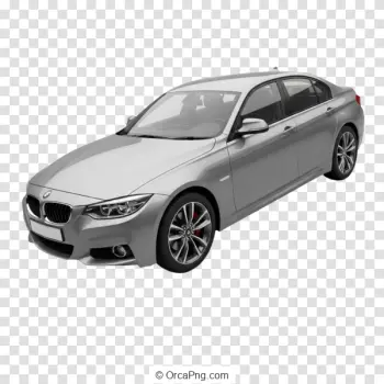 Sleek Silver Performance Sedan