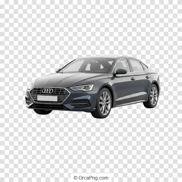 Dynamic Charcoal Audi Sedan