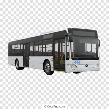 Modern City Commuter Bus