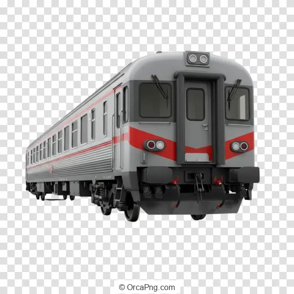 Sleek Passenger Railcar