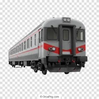 Sleek Passenger Railcar