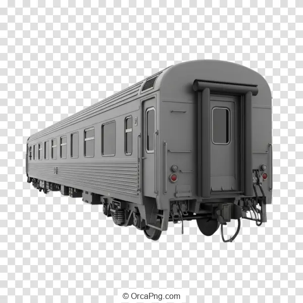 Grey Passenger Train Coach