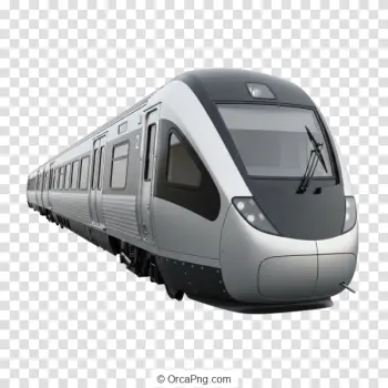 Sleek Modern Passenger Train