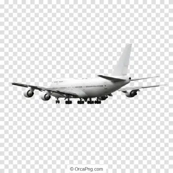 Jumbo Jet with Landing Gear Extended