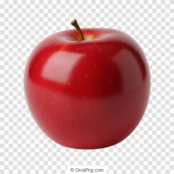 Vibrant Red Apple