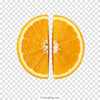 Vibrant Split Orange