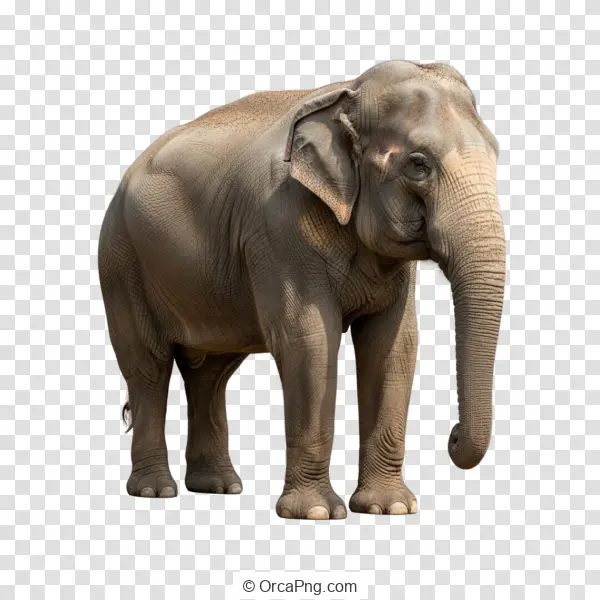 Stately Asian Elephant Portrait