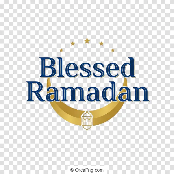 Golden Crescent Ramadan Blessing