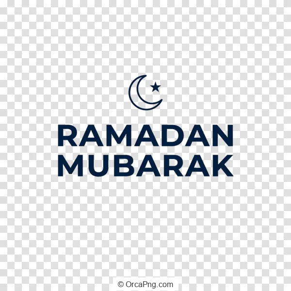 Ramadan Mubarak Crescent Star