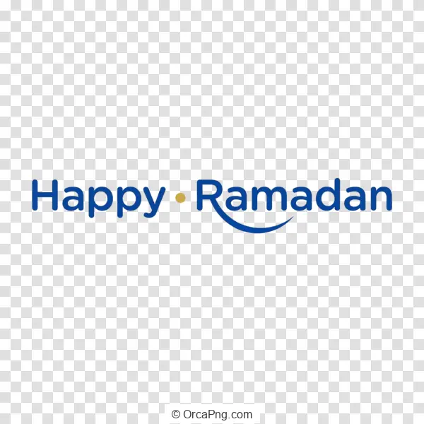 Happy Ramadan Typographic Greeting
