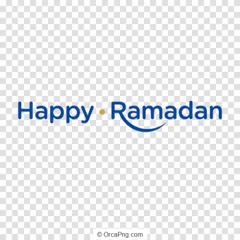 Happy Ramadan Typographic Greeting