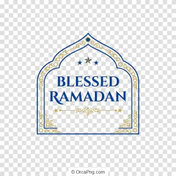 Blessed Ramadan Arch Greeting