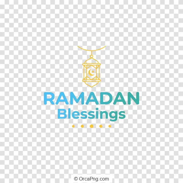 Ramadan Blessings Lantern Graphic
