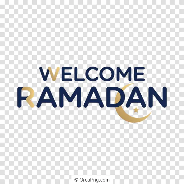 Golden Welcome Ramadan Greeting