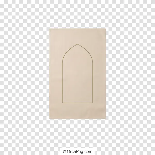 Minimalist Mihrab Arch Outline