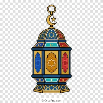 Golden Islamic Lantern