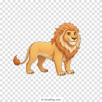 Friendly Golden Mane Lion