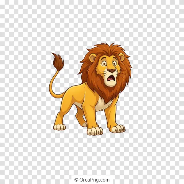 Startled Safari King