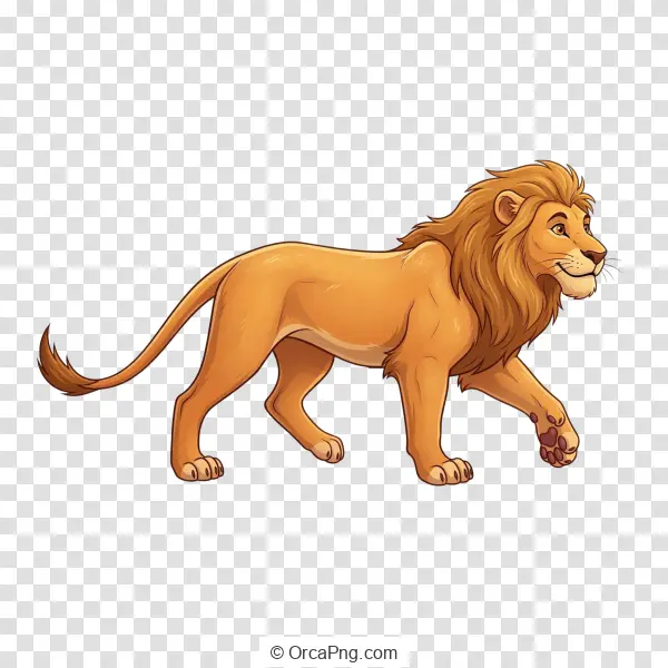Friendly Cartoon Lion