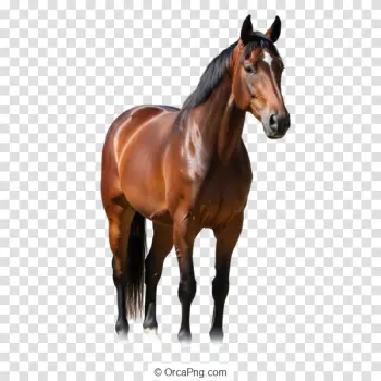 Alert Bay Horse with Striking Blaze