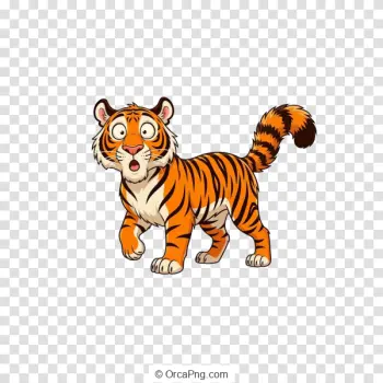 Startled Stripey Tiger