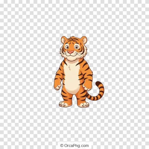 Upright Animated Tiger