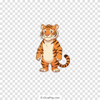 Upright Animated Tiger