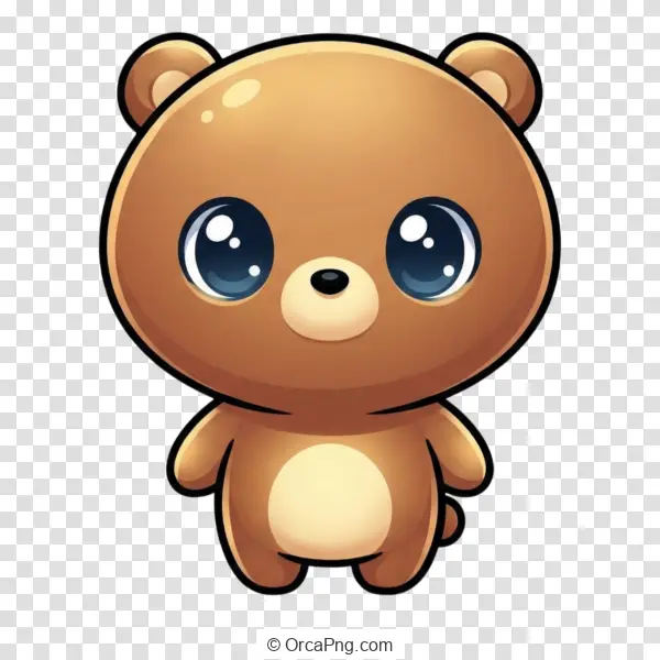 Sweet Gaze Brown Bear