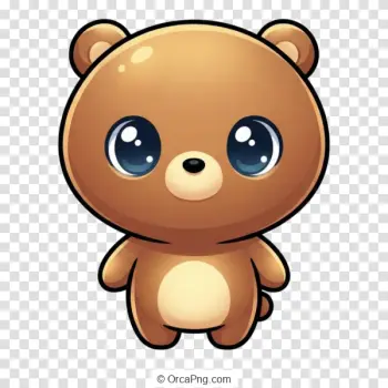 Sweet Gaze Brown Bear