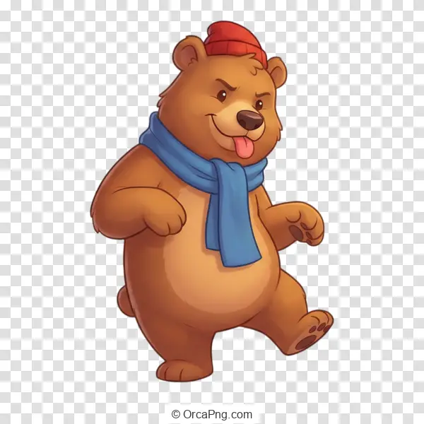 Mischievous Winter Bear