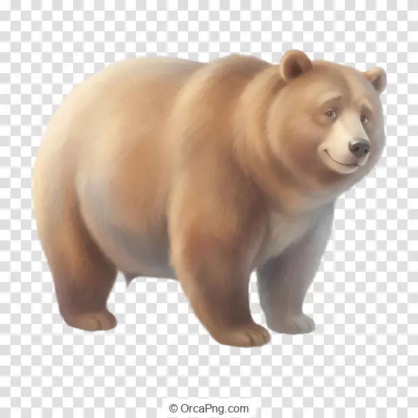 Friendly Forest Bear Illustration