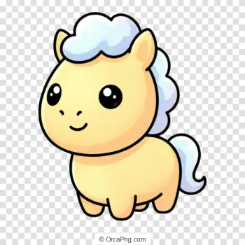 Charming Cartoon Pony