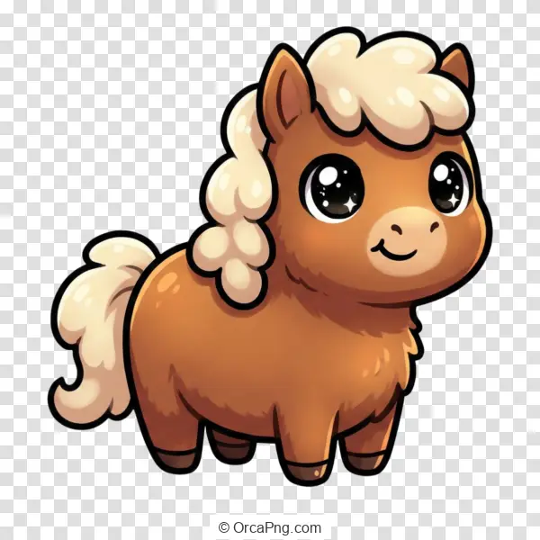 Chibi Brown Pony