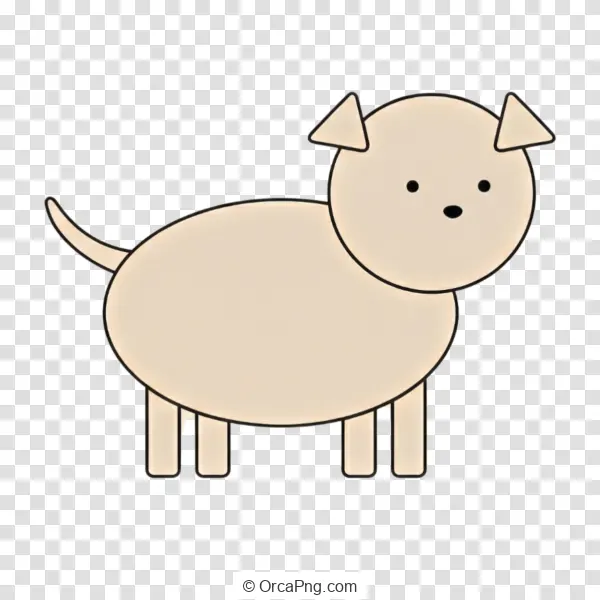 Adorable Cartoon Dog
