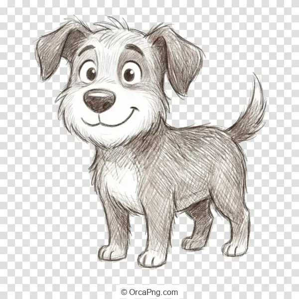 Charming Sketch Puppy