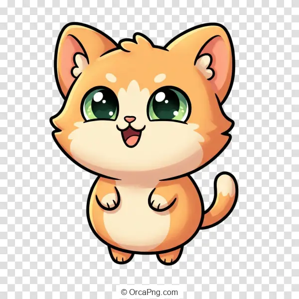 Bright-Eyed Chibi Kitten