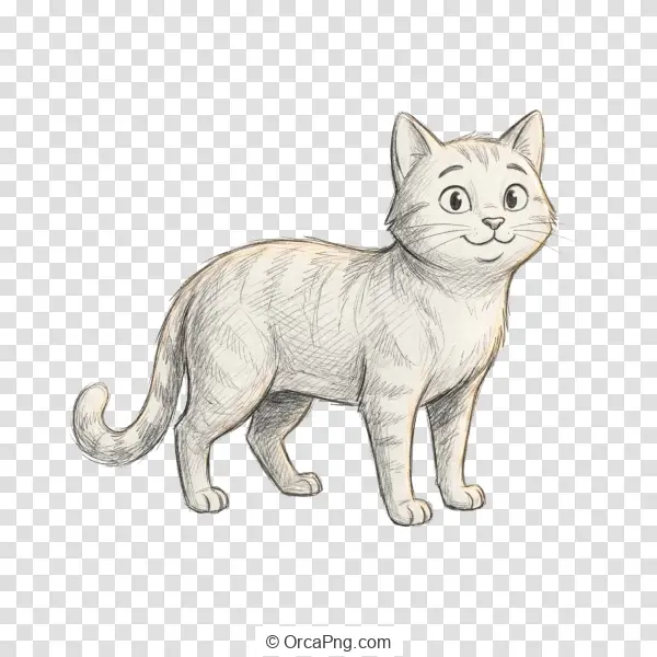 Friendly Feline Illustration