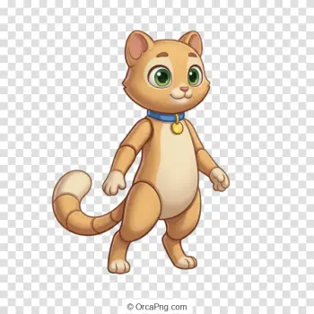 Sweet Feline Puppet Character