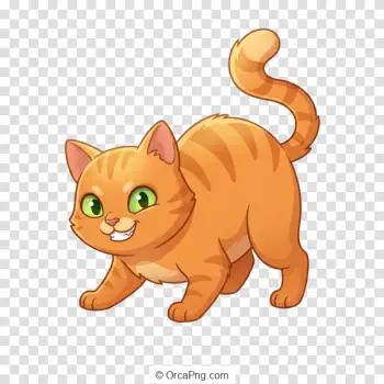 Cheerful Orange Tabby