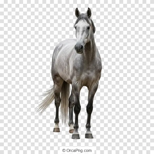 Elegant Dapple Grey Horse