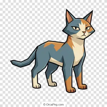 Angular Feline Character